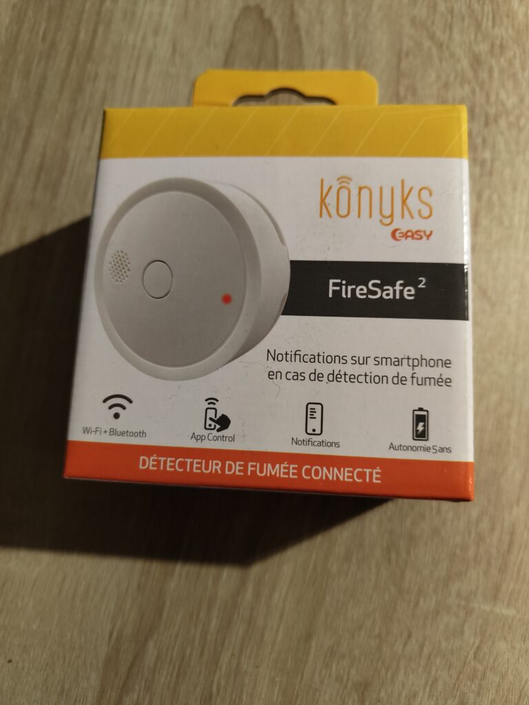 Installation Détecteur de fumée Wi-Fi Konyks Firesafe 2 